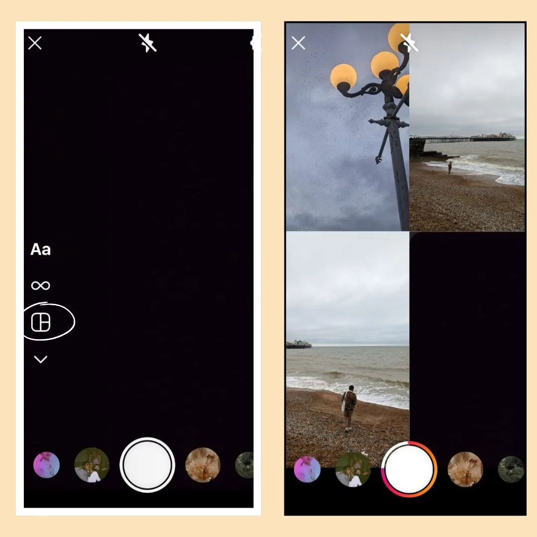How to make a collage on iPhone using Instagram