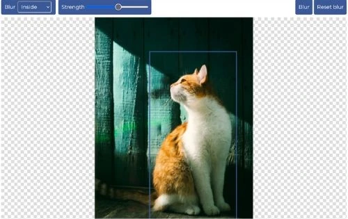 How to blur a picture