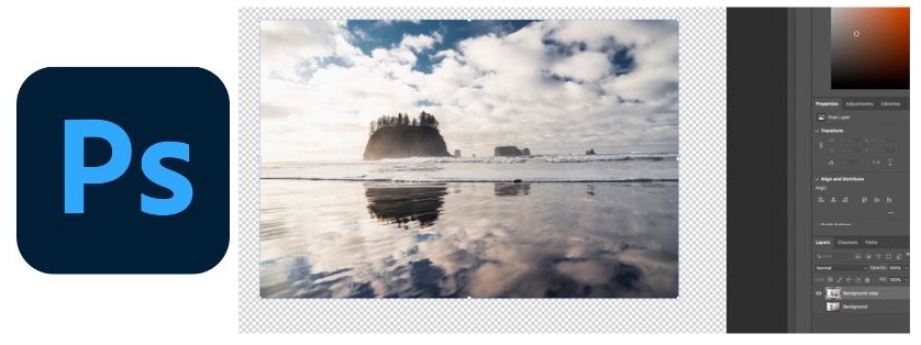 How to stretch photos
